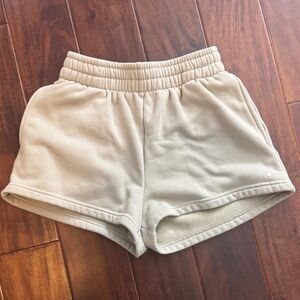 Alphalete Cream Athletic Shorts